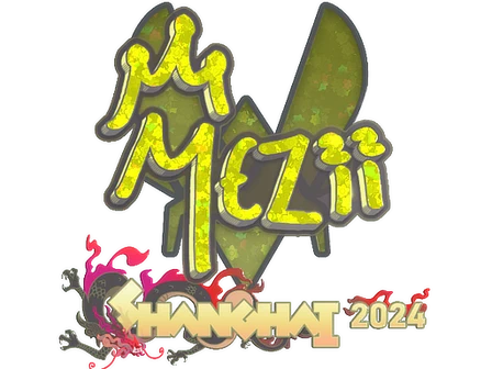 Sticker | mezii (Glitter) | Shanghai 2024 image