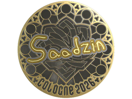 Sticker | saadzin (Gold) | Cologne 2026 image