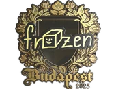 Sticker | frozen (Gold) | Budapest 2025 image