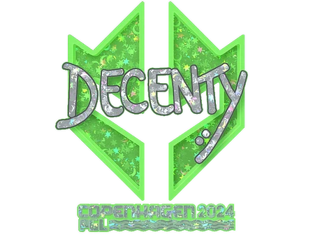 Sticker | decenty (Glitter) | Copenhagen 2024 image