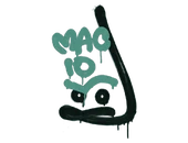 Sealed Graffiti | Recoil MAC-10 (Frog Green) image