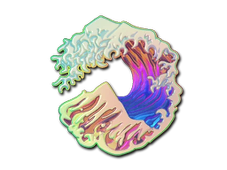 Sticker | Great Wave (Holo) image