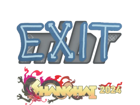 Sticker | exit | Shanghai 2024 image