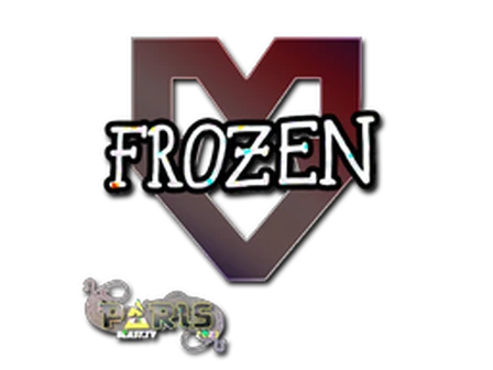 Sticker | frozen (Glitter) | Paris 2023 image