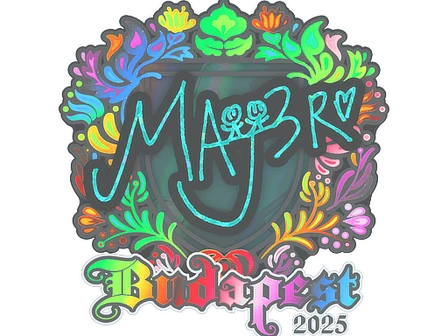 Sticker | MAJ3R (Holo) | Budapest 2025 image