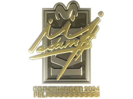 Sticker | adamS (Gold) | Copenhagen 2024 image