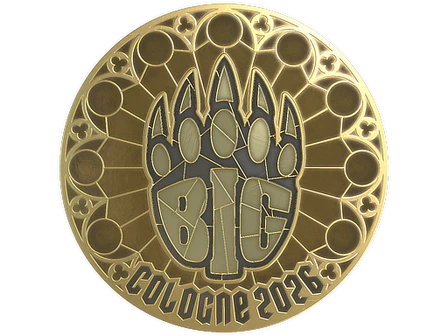 Sticker | BIG (Gold) | Cologne 2026 image