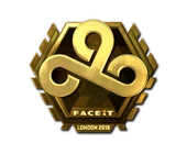 Sticker | Cloud9 (Gold) | London 2018 image