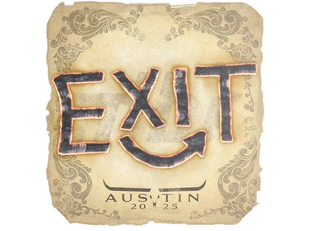 Sticker | exit | Austin 2025 image