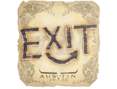 Sticker | exit | Austin 2025 image