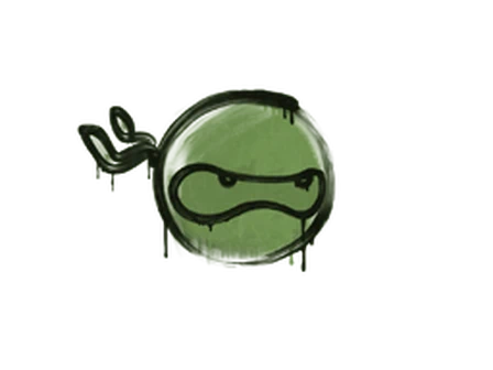 Sealed Graffiti | Ninja (Battle Green) image