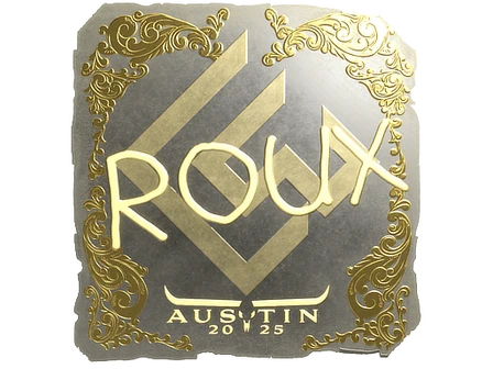 Sticker | ROUX (Gold) | Austin 2025 image