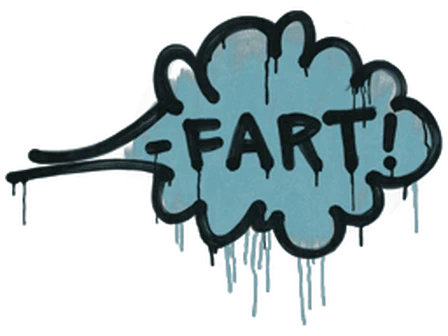 Sealed Graffiti | Fart (Wire Blue) image