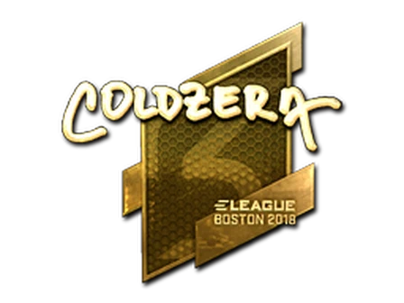 Sticker | coldzera (Gold) | Boston 2018 image