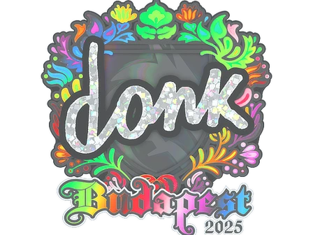 Sticker | donk (Holo) | Budapest 2025 image