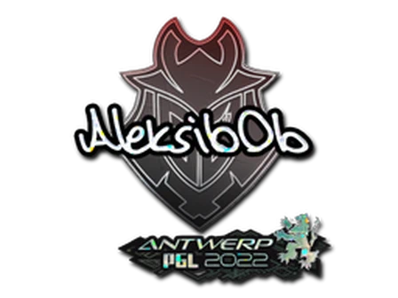 Sticker | Aleksib (Glitter) | Antwerp 2022 image