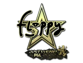 Sticker | floppy (Gold) | Antwerp 2022 image