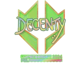 Sticker | decenty (Holo) | Copenhagen 2024 image