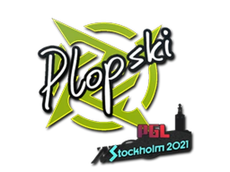Sticker | Plopski | Stockholm 2021 image
