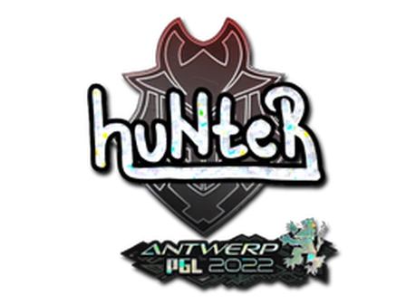 Sticker | huNter (Glitter) | Antwerp 2022 image