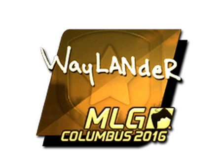 Sticker | wayLander (Gold) | MLG Columbus 2016 image