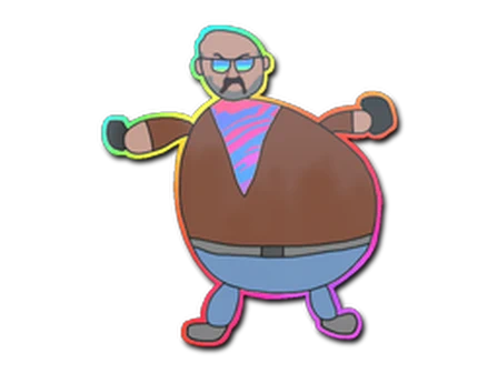 Sticker | Poorly Drawn Leet Crew (Holo) image