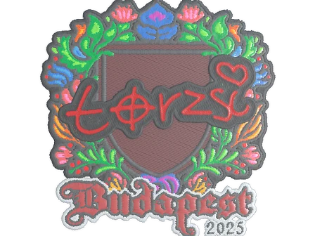Sticker | torzsi (Embroidered) | Budapest 2025 image