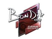 Sticker | bondik (Foil) | Boston 2018 image
