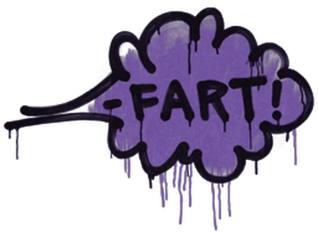Sealed Graffiti | Fart (Monster Purple) image