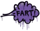Sealed Graffiti | Fart (Monster Purple) image