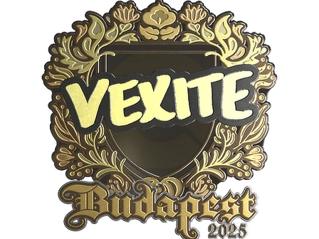 Sticker | vexite (Gold) | Budapest 2025 image