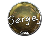 Sticker | sergej (Foil) | Katowice 2019 image