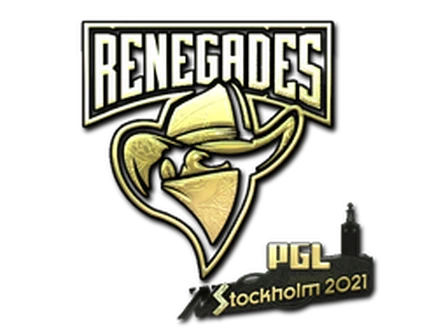 Sticker | Renegades (Gold) | Stockholm 2021 image