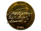 Sticker | GeT_RiGhT (Gold) | Katowice 2019 image