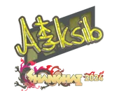 Sticker | Aleksib (Glitter) | Shanghai 2024 image