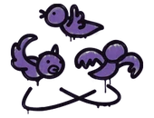 Sealed Graffiti | Dizzy (Monster Purple) image