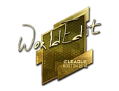 Sticker | WorldEdit (Gold) | Boston 2018 image