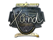 Sticker | xand (Gold) | Berlin 2019 image