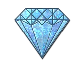 Sticker | Blue Gem (Glitter) image