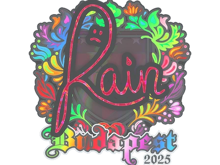 Sticker | rain (Holo) | Budapest 2025 image