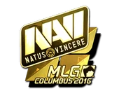 Sticker | Natus Vincere (Gold) | MLG Columbus 2016 image