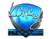 Sticker | k0nfig (Foil) | Krakow 2017 image