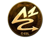 Sticker | ANGE1 (Gold) | Katowice 2019 image