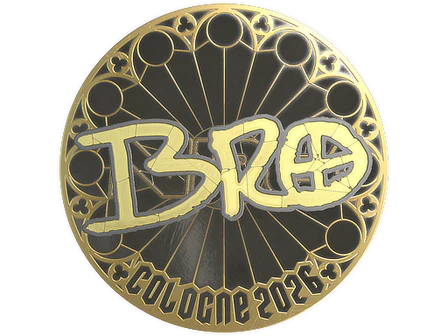 Sticker | br0 (Gold) | Cologne 2026 image