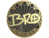 Sticker | br0 (Gold) | Cologne 2026 image