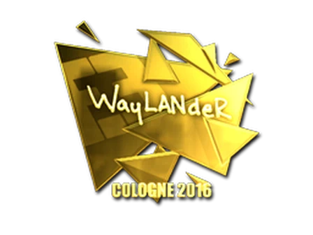 Sticker | wayLander (Gold) | Cologne 2016 image