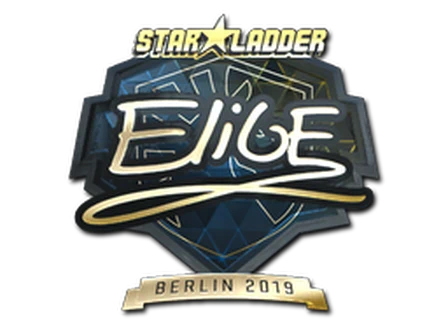 Sticker | EliGE (Gold) | Berlin 2019 image