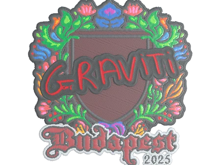 Sticker | Graviti (Embroidered) | Budapest 2025 image