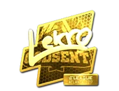 Sticker | Lekr0 (Gold) | Atlanta 2017 image