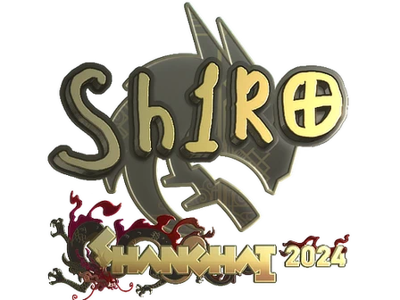 Sticker | sh1ro (Gold) | Shanghai 2024 image